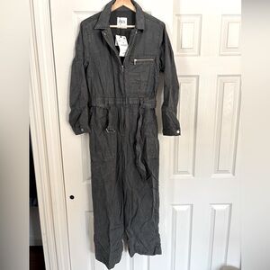 Zara “Andrew” jumpsuit -charcoal grey